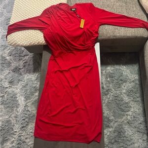 Red Alexa Armor dress. Size large.

 #redhot #dressy